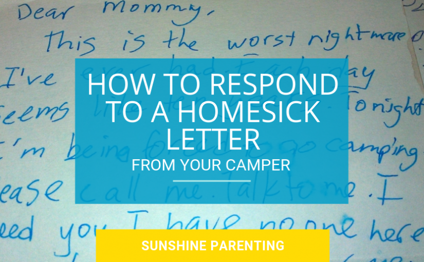 How to Respond to a Homesick Letter from Your Camper